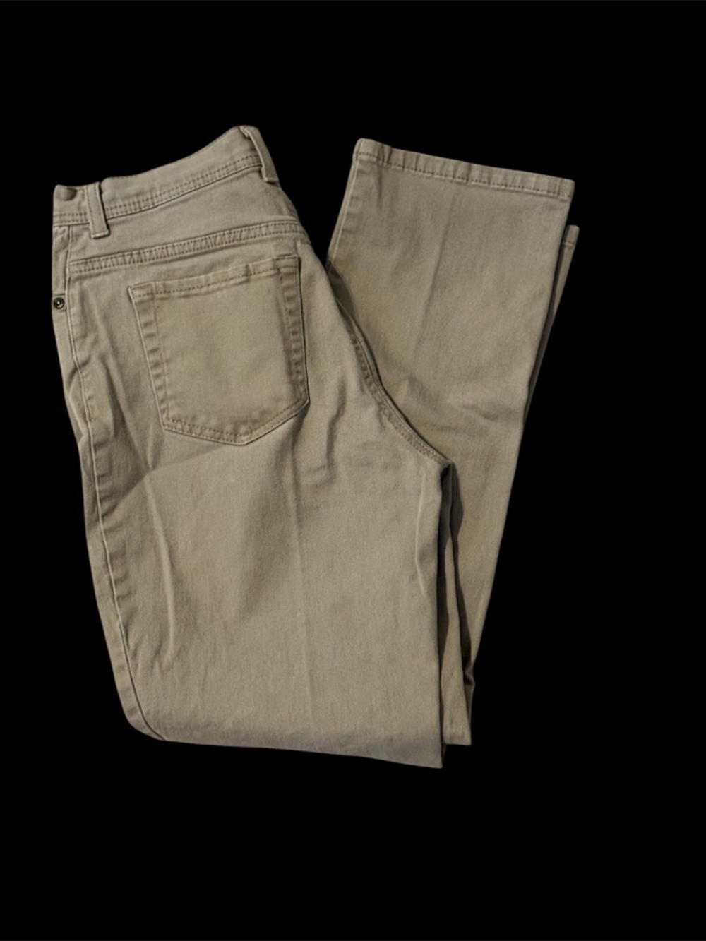 Gloria Vanderbilt Khaki Denim Jeans (8S)